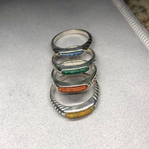 Sterling silver stackable rings ⭐️